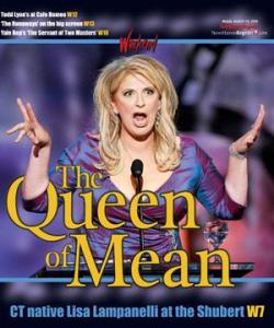 Lisa Lampanelli's poster for "Queen of Mean" tour.