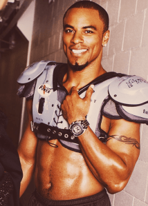 Apparently his abs are more important than his crimes?