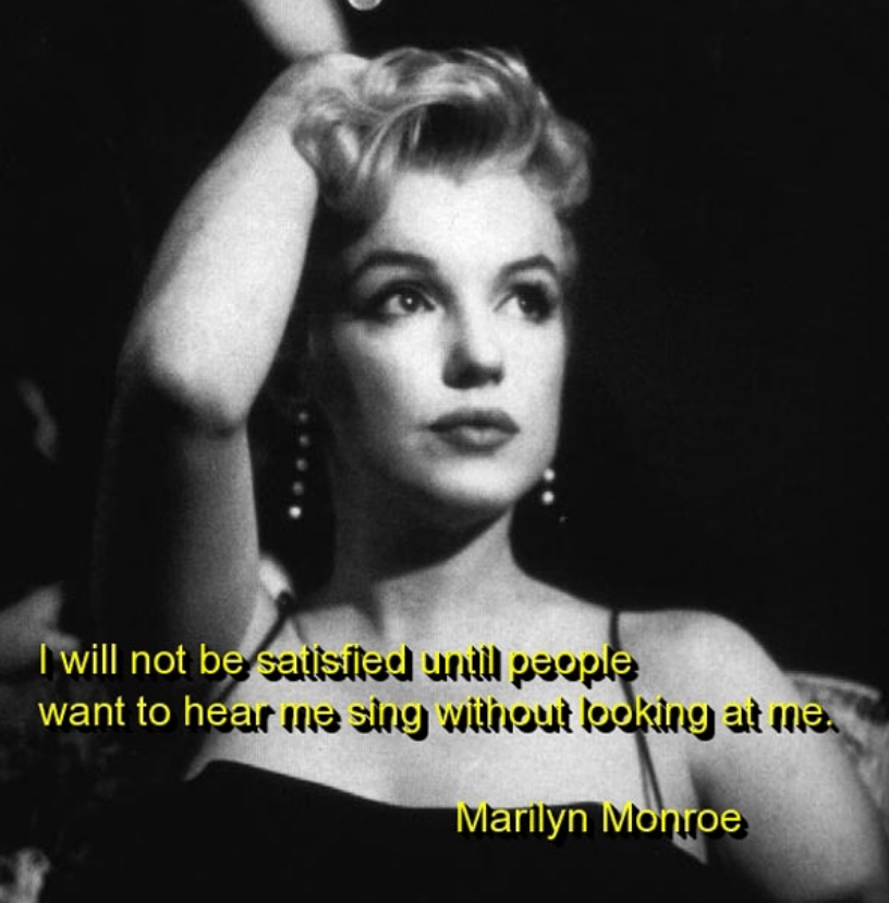 Marilyn Monroe quote